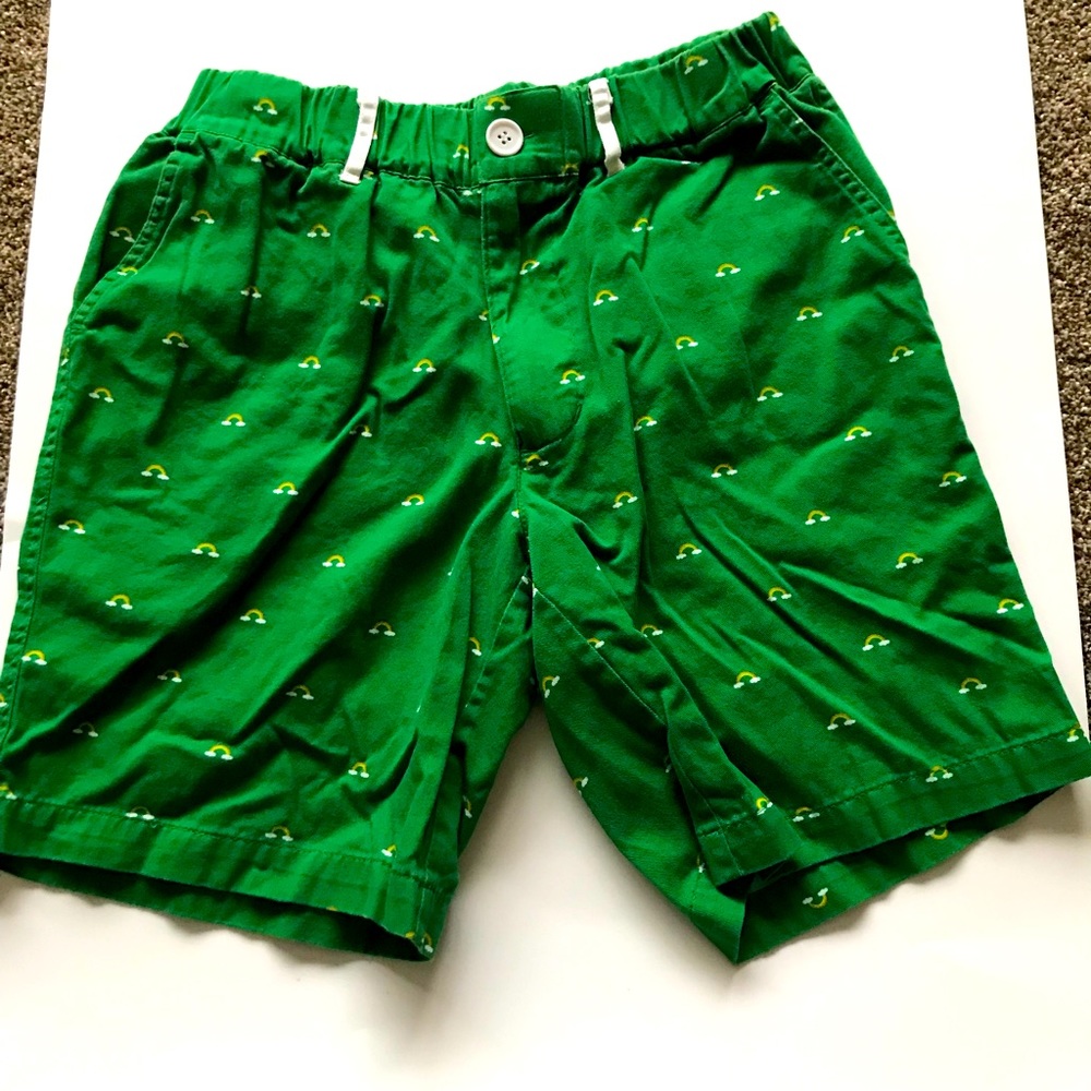 Men’s Tipsy Elves Green “Rainbow” Print Walking Shorts Sz S